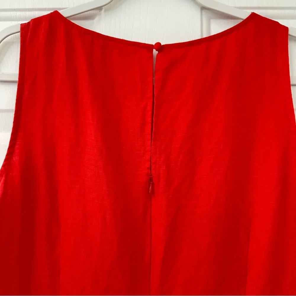 Boden New British Tilly Linen Dress Red Pop
10 Long - Picture 8 of 9